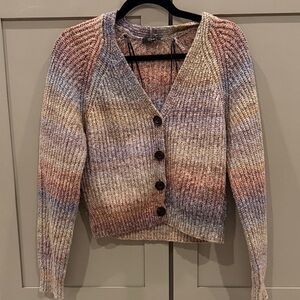 Rails Josie Space Dye Cotton Blend Cardigan